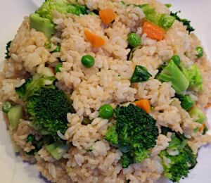 2. Vegetable Fried Rice $17.00